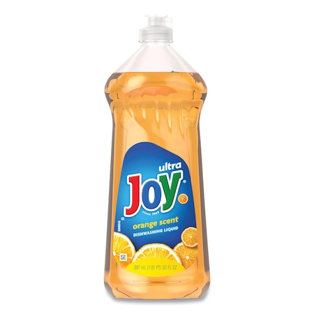 Joy Ultra Orange Dishwashing Liquid, Orange, 30 oz Bottle, PK10 75056
